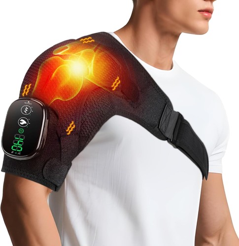 Heated shoulder brace wrap - shoulder,
