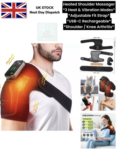 Heated shoulder massager wrap - massager,