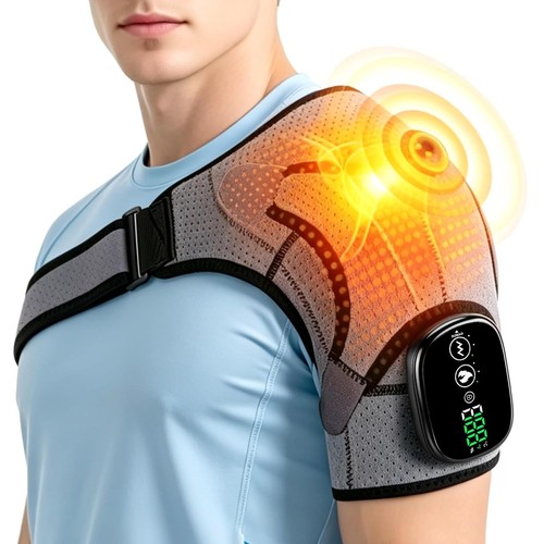 Heated shoulder massager - massager, pad