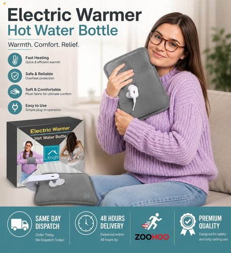 Electric hot water bottle - water,