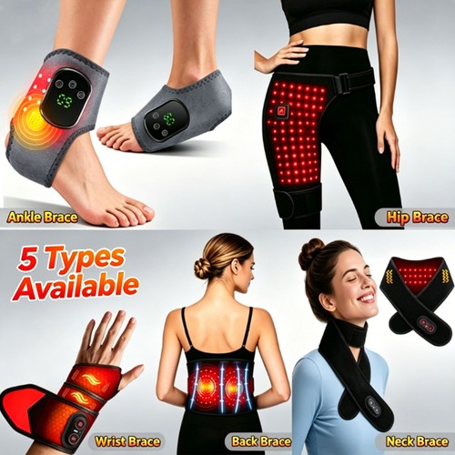 Red light therapy wrist ankle - red,