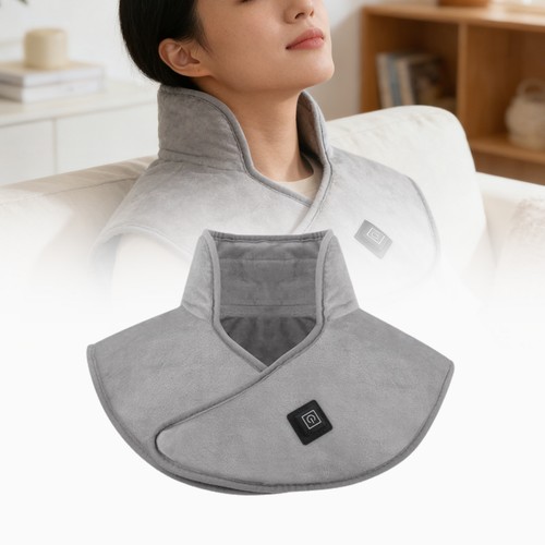 Neck and shoulder heat pad - and,