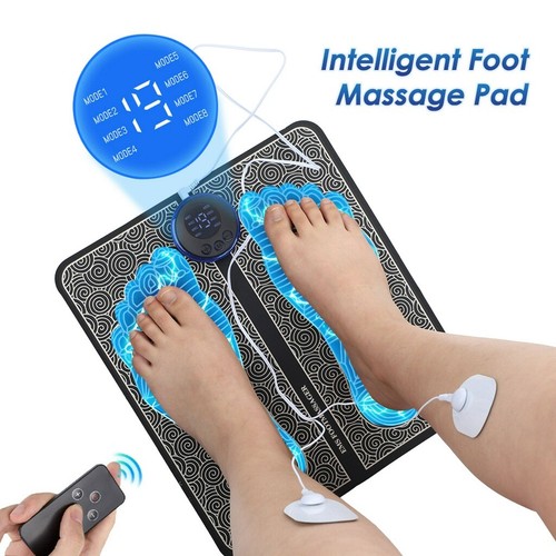 Electric ems foot massager pad - foot,