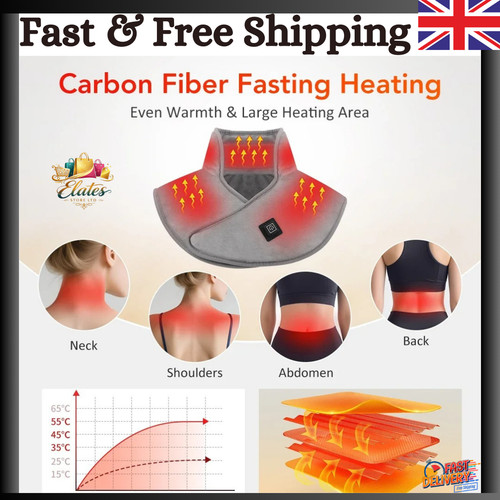 Neck and shoulder heat - pad, usb